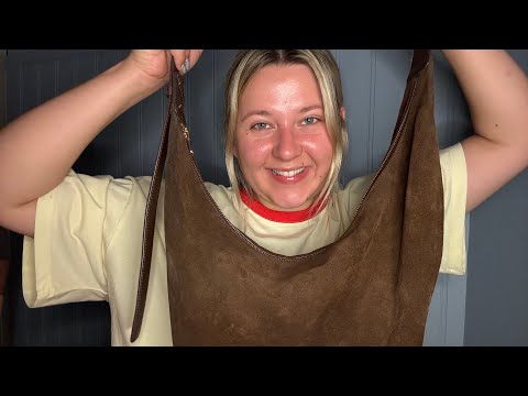 ASMR what's in my bag ✨ tapping, crinkles & surprises galore