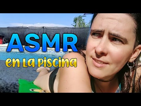 ASMR con AGUA en la PISCINA con Susurros en Español ► Zeiko ASMR