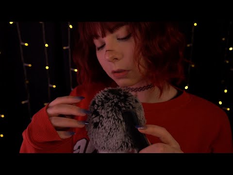 ASMR | most gentle fluffy mic combing & soft blowing - no talking