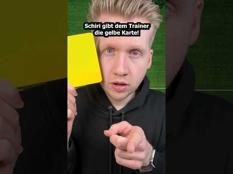Schiri gibt dem Trainer die gelbe Karte! #asmr