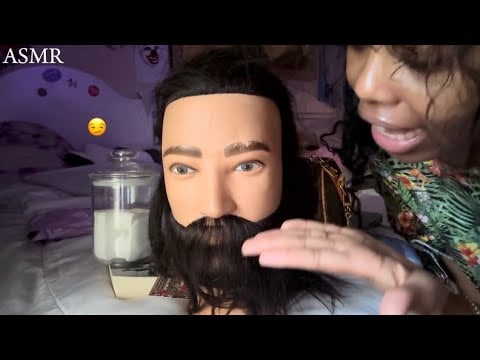 ASMR| BOB Gets Oiled Up ASMR + TINGLY Sounds😏🧔🏻‍♀️