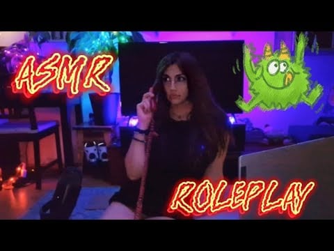 [ASMR PL] ROLEPLAY HALLOWEENOWY 👹 recepcjonistka w potwornym hotelu 😬 (szept, stukanie w klawiaturę)