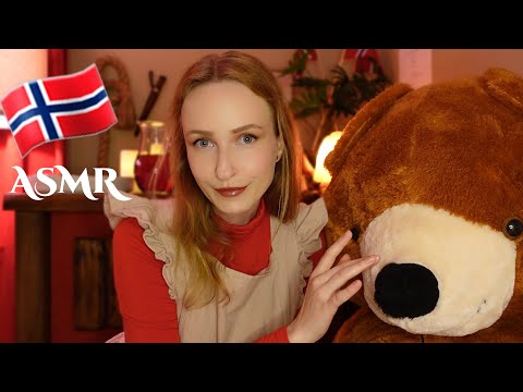 ✨ASMR in Norwegian | Book Café in the Woods🌲☕️ (Roleplay, Soft Spoken reading på norsk, Book sounds)