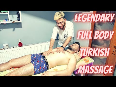 ASMR FULLBODY LEGENDARY RELAXING TURKISH MASSAGE -ASMR chest,abdominal,shoulder,leg,back,arm massage