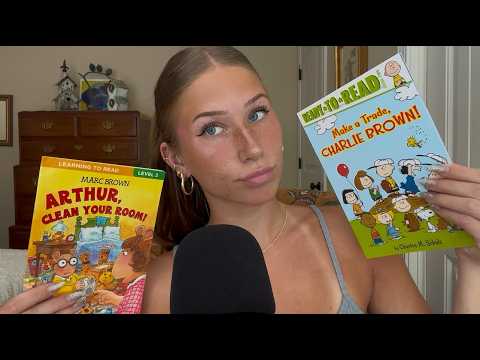ASMR Reading You Childhood Bedtime Stories 📚 Cozy & Nostalgic for Sleep