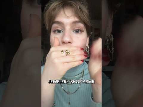 ASMR JEWELERY SHOP #asmr #tingles #triggersforsleep #asmrtriggers #skincare
