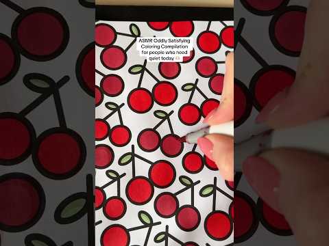 Oddly Satisfying coloring compilation to make you feel better 🫶🏼♥️ #satisfyingvideos #asmrcoloring