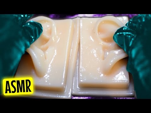 ASMR EAR MASSAGE OIL silicone no talking 🤤