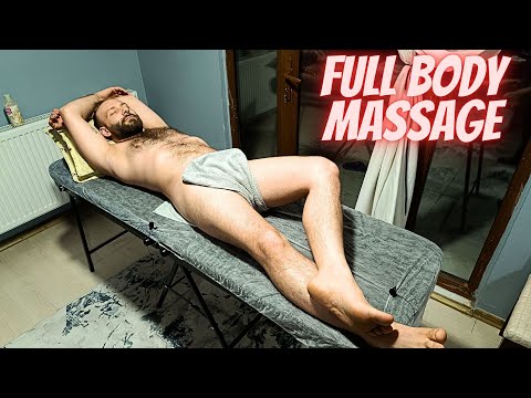 ASMR FULL BODY AMAZIN STRONG MASSAGE-Chest,leg,foot,arm,back,abdomen