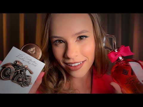 ASMR para DORMIR: Roleplay PERFUMARIA sinta os AROMAS mais RELAXANTES