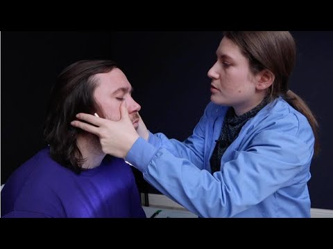 [ASMR] Nursing Assessment HEENT Exam - "Unintentional" Style ASMR