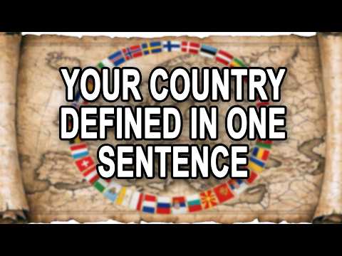 Every European Country in One Smart Sentence | ASMR soft spoken
