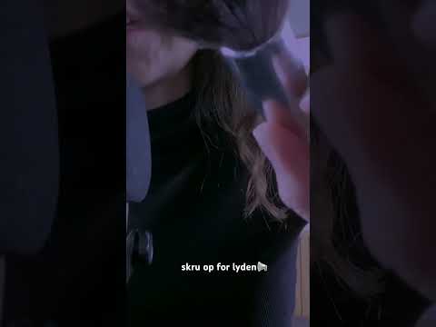 Børster dit ansigt til du falder i søvn🧚🏼‍♀️ #asmr #relax #dansk #tingles #børste