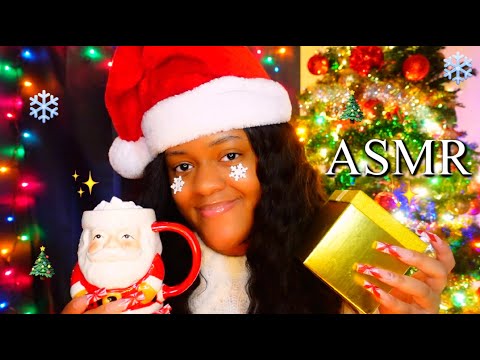 asmr ✨snowed in with your bestie ☕🎄❄️ (makeup, hot cocoa, spilling tea) (so cozy) ♡