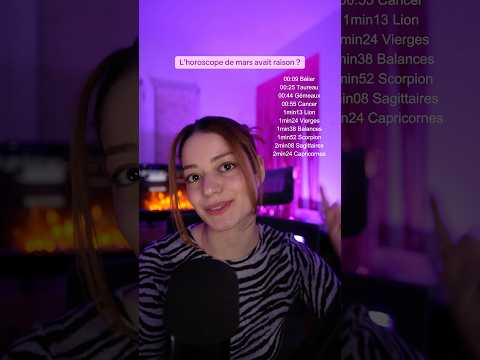 Vérifie si ton horoscope a dit vrai ! (mois de mars) #asmr