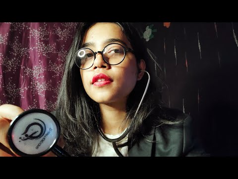 ASMR HINDI - Doctor Does Your Full Body Checkup 👩🏾‍⚕️[DOCTOR ROLEPLAY• PERSONAL ATTENTION]