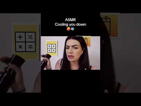 ASMR cooling you down in this heat 🥵 #asmr #asmrsounds #asmrroleplay