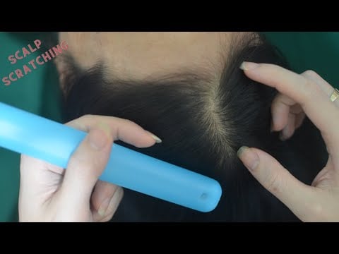ASMR Aggressive Scalp Scratch, Tingly Hair Sounds With Combing, Parting For Relaxation
