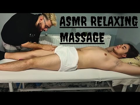 ASMR DEEP RELAXING TURKISH MASSAGE THERAPY - CHEST,LEG,FOOT,BACK,FOOT MASSAGE