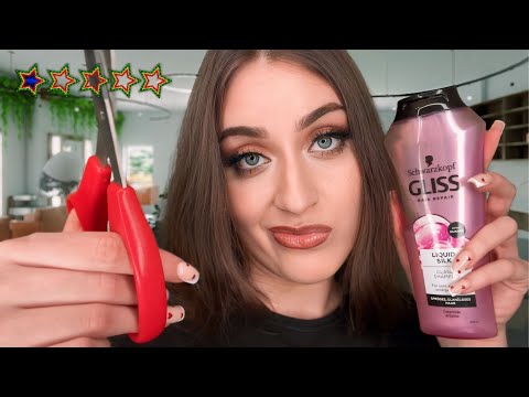 ASMR Deutsch Am SCHLECHTESTEN bewerteter Friseur | Bitchy Hairdresser Roleplay, Haircut, Hair Wash