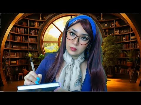 ASMR EN ESPAÑOL 📚🤓💤 BIBLIOTECA ROLEPLAY soft spoken whisper