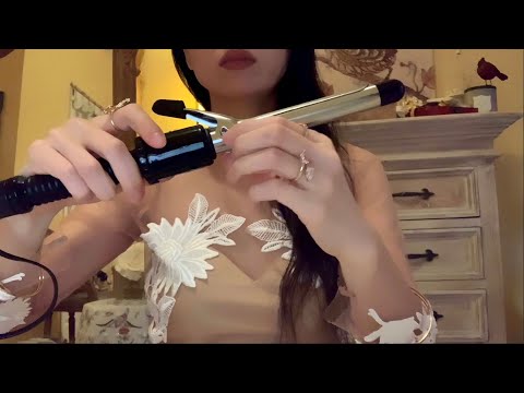 ASMR Curling Your Hair ~1 Hour~ Part 2