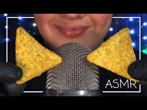 ASMR Crunchy Vegan Nacho Chips Mukbang! 💛 (Deutsch/German)