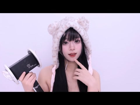 🥰晓美 Xiao Mei ASMR  舔耳口腔音喘息🎀 Ear Licking  Licking And Eating Ear Licking