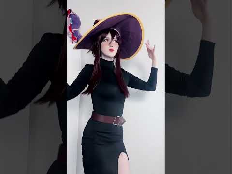 Megumin in dress #cosplay #anime #cosplayer #konosuba #megumin