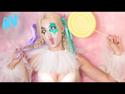 ASMR clown girl licks your ears