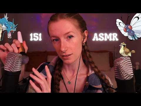 ASMR for millennials ✨ Whispering the original 151 Pokémon (with cozy mic brushing)