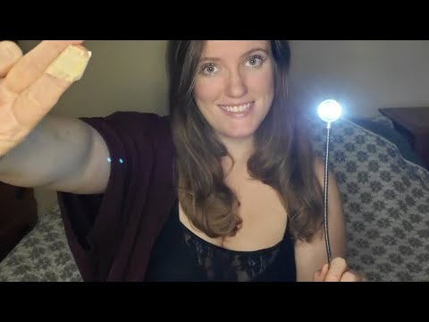 [ASMR] Spit Painting & Aggressive Cranial Nerve Roleplay (doctor, massage, chaotic, hand sounds)