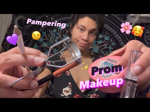 ASMR - Bestie Does Your Prom Makeup (Brittany)
