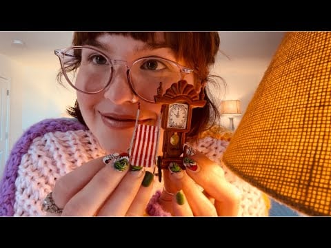 ASMR Unboxing Dollhouse Minatures 🏠🩷 (whispering, tapping, tissue paper sounds)