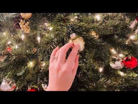 ASMR tapping around my house Christmas edition 2020