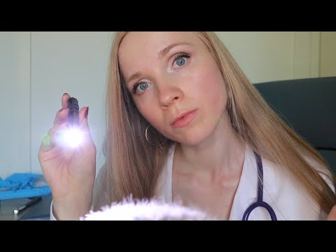 Lääkäri Roleplay 👩‍⚕️ASMR Suomi💤Nukahdat 15 minuutissa! (Kuiskailua, Triggereitä, Tutkimukset)