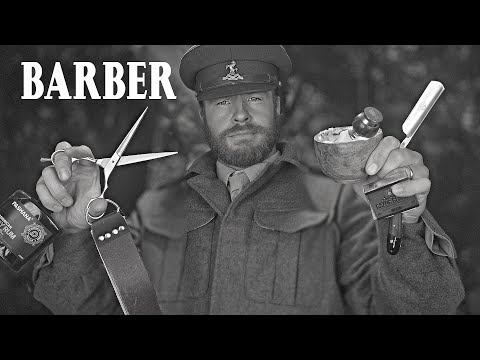 ASMR | Authentic 1940's Barbershop💈Haircut & Shave💈(part 2)