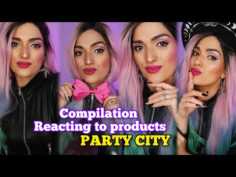 ASMR Recopilatorio Reaccionando Productos Party City