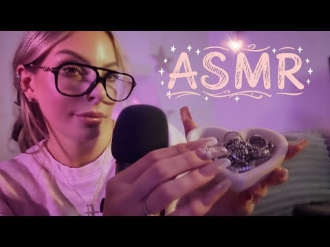 ASMR Clicky Whisper Jewelry Collection Show & Tell ASMR Sounds For Sleep