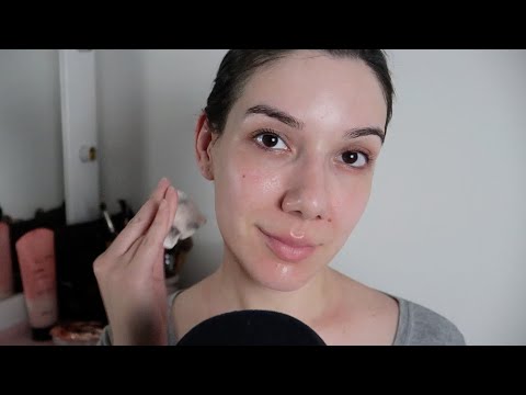 ASMR: ME DESMONTANDO, LIMPANDO A PELE , ME PREPARANDO PARA DORMIR *SUSSURROS E OBJETOS VARIADOS*