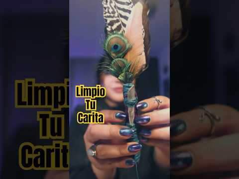 ASMR Limpio tu carita ✨ lluvia, pluma, hand movements