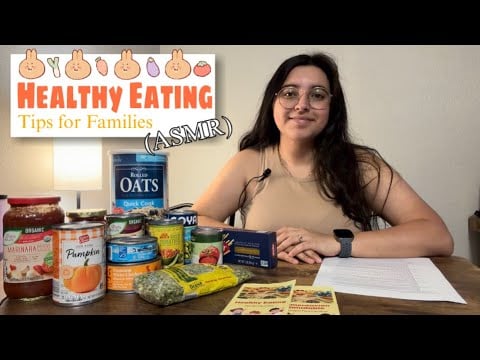 Healthy Budget-Friendly Meal Tips 🥕ASMR Community Health Volunteer Roleplay