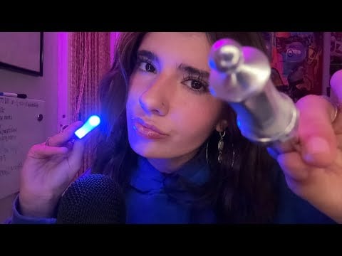 [ASMR] 1 MINUTE CRANIAL NERVE EXAM (super fast)