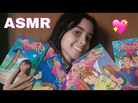 ASMR LENDO UMA HISTÓRIA AO AR LIVRE !!🥰