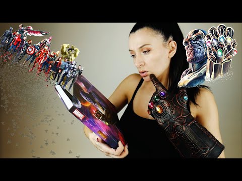 Avengers Infinity War Art Book Page Turning  *ASMR