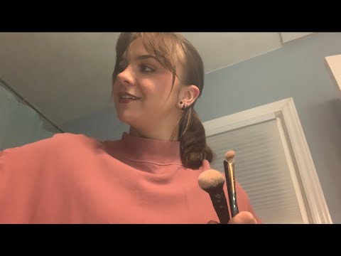 ASMR brushing you and liquid sounds!