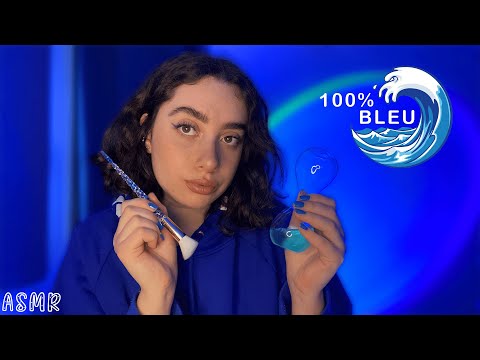 🌙 ASMR FRANÇAIS : 100% BLEU !🌊 (ferme les yeux, et laisse toi bercer par le doux son des vagues…)