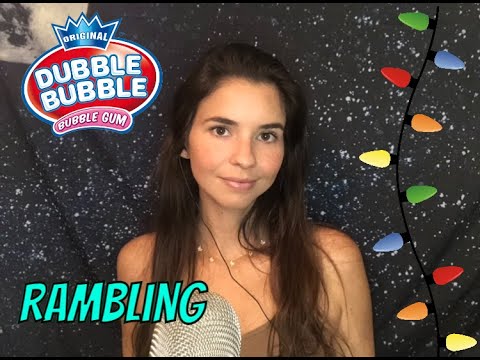 ASMR Dubble Bubble Ramble *gum chewing*