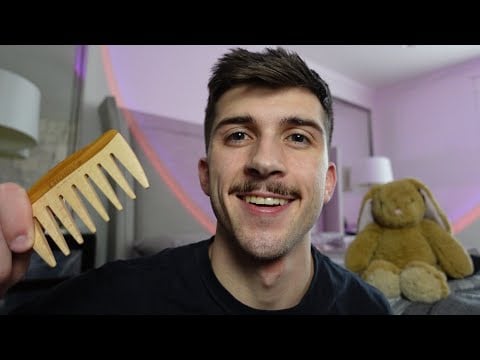 ASMR Getting You Ready for Bed 🌙 | Skincare, Hair Brushing & Gentle Personal Attention