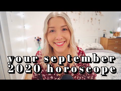 ASMR your september 2020 horoscope